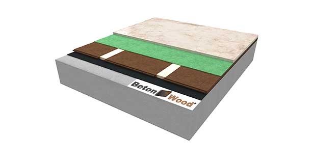 Pavimento a secco in fibra di legno Floor